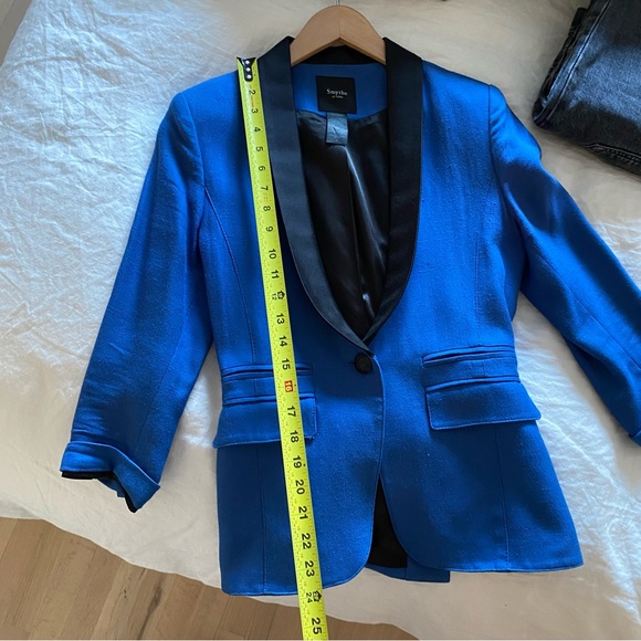Smythe Blue Tuxedo Blazer - Picture 7 of 8